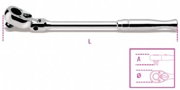 1/2'' Mafsallı Mandallı Cırcır 920M/56