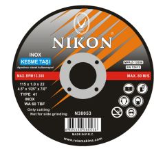 INOX FLEX KESME TAŞI 115x1.0x22 mm