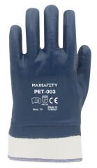 Max Safety PET-003-10 Nitril Petrol Eldiveni — 144 Çift/Koli