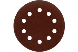 ALÜMİNYUM OKSİT CIRTLI 10 DELİKLİ DİSK ZIMPARA 225 mm 80 KUM