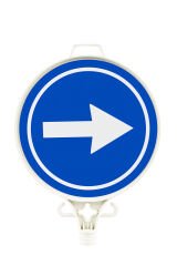 Max Safety MS1-2903 - Yuvarlak Trafik Uyarı Levhası 280 Mm