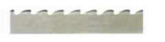 KÖNİG Kağıt, Sünger, Strafor Gibi Malzemelerin Kesiminde Kullanılan Şerit Bıçaklar /Dişli Şerit (Genişlik x Kalınlık)15 x 0.45 mm.